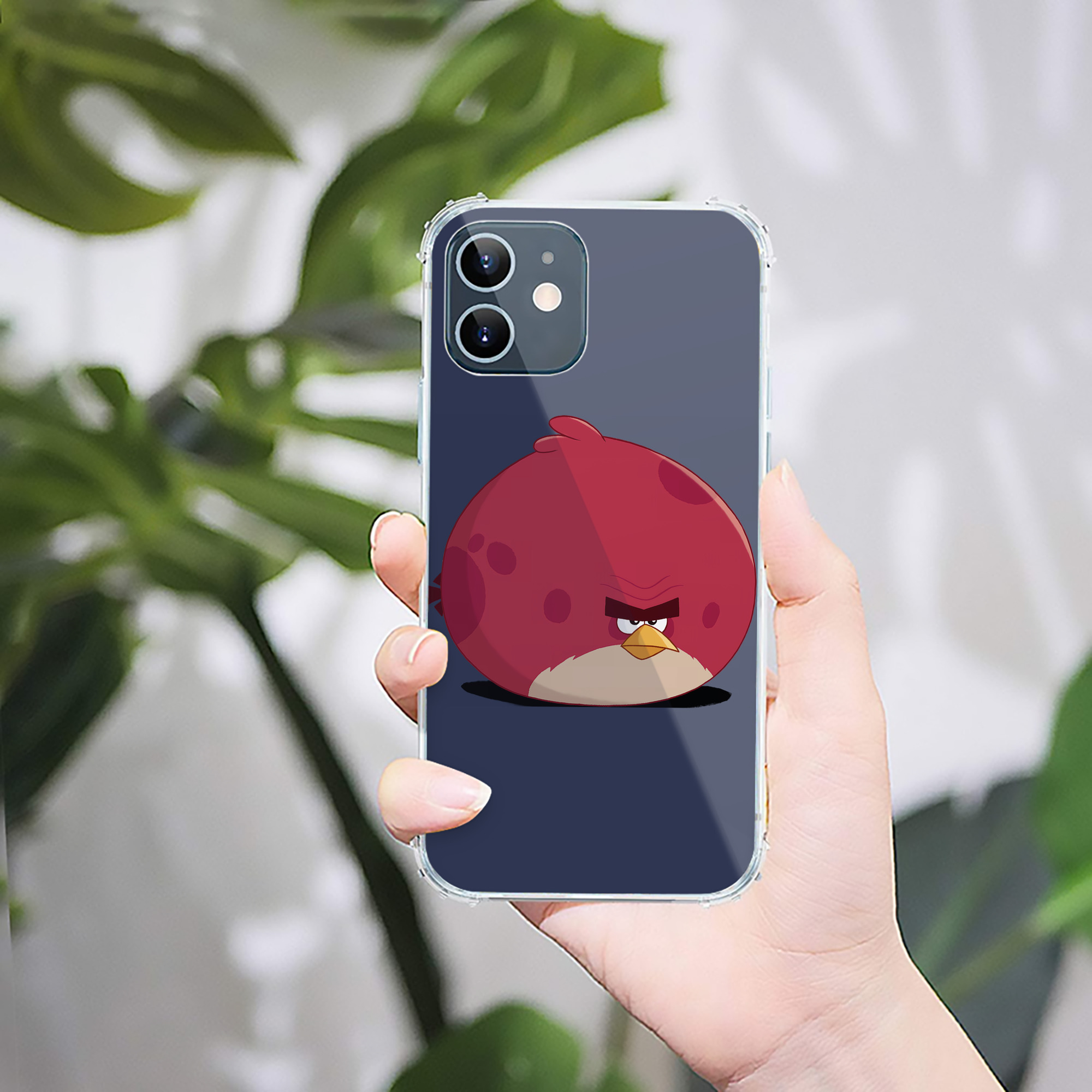 （画像用） Angry Birds アングリーバード 【iPhone 12シリーズ対応】透明スマホケース（クリアソフトケース）